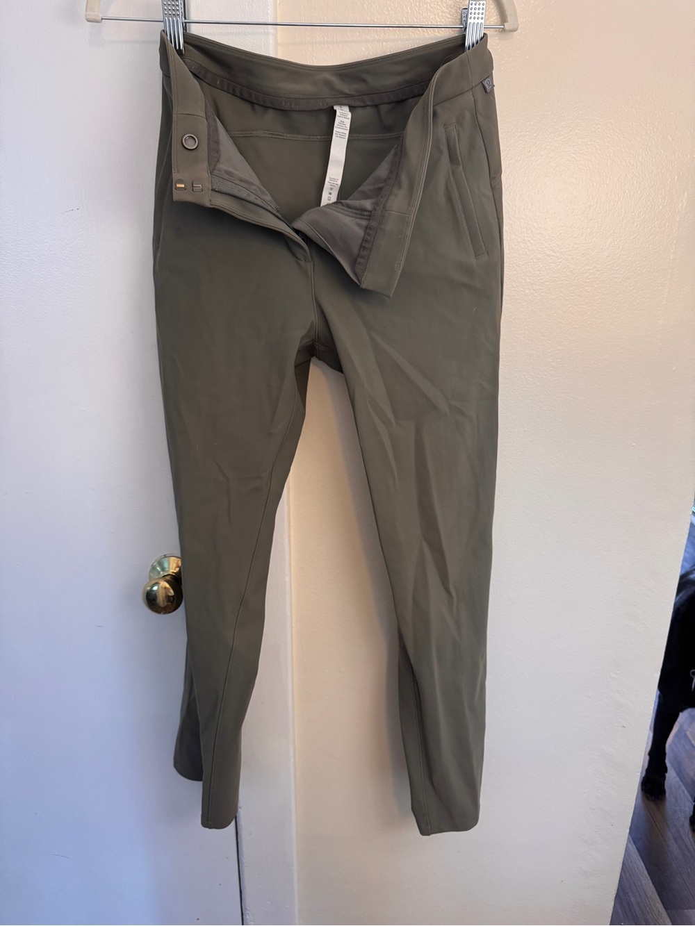 lululemon athletica Olive Green Slim commuter work pants